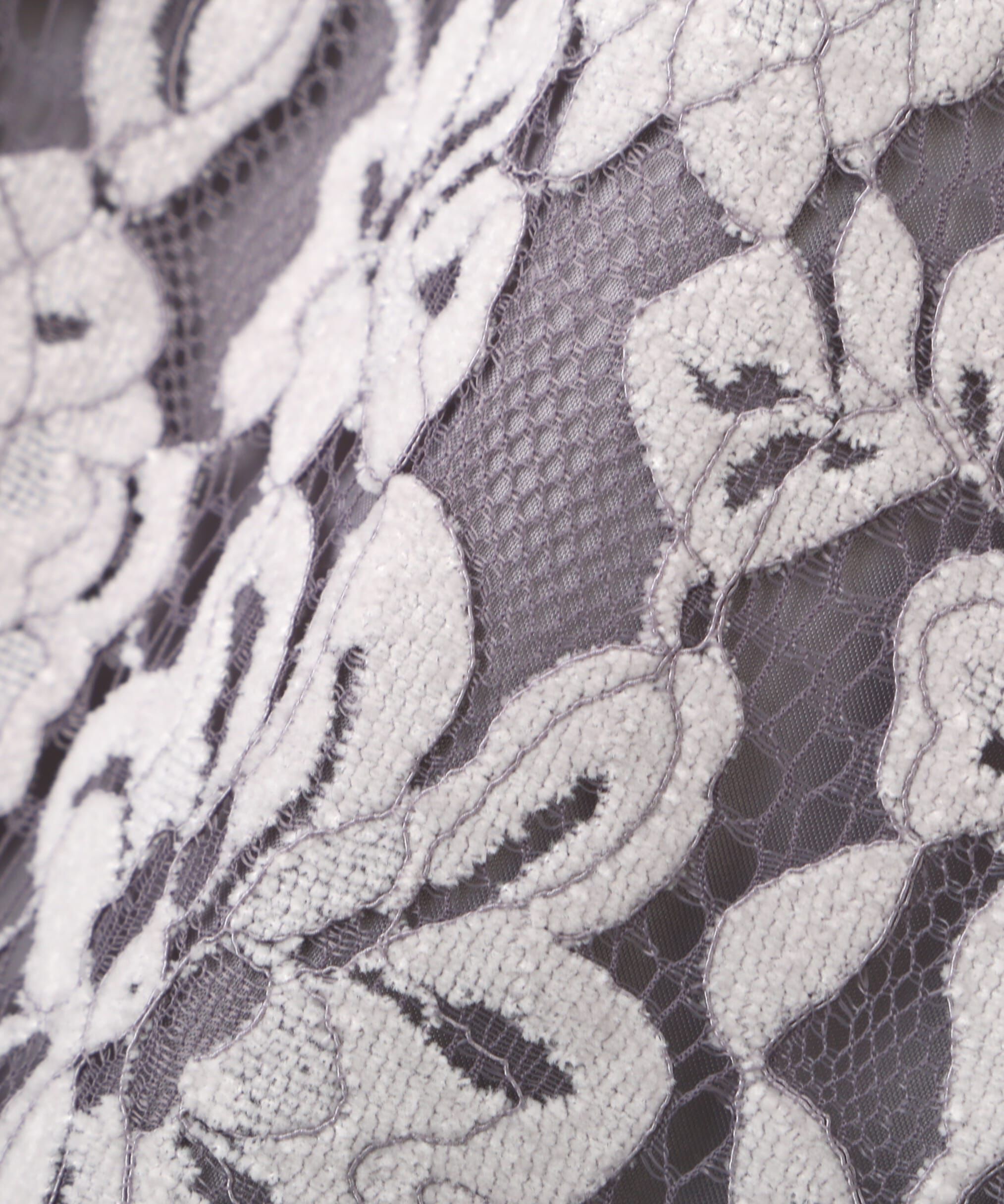 PROPORTION BODY DRESSING「モールレースイレヘムフレアスカート　24AW」|スカート|