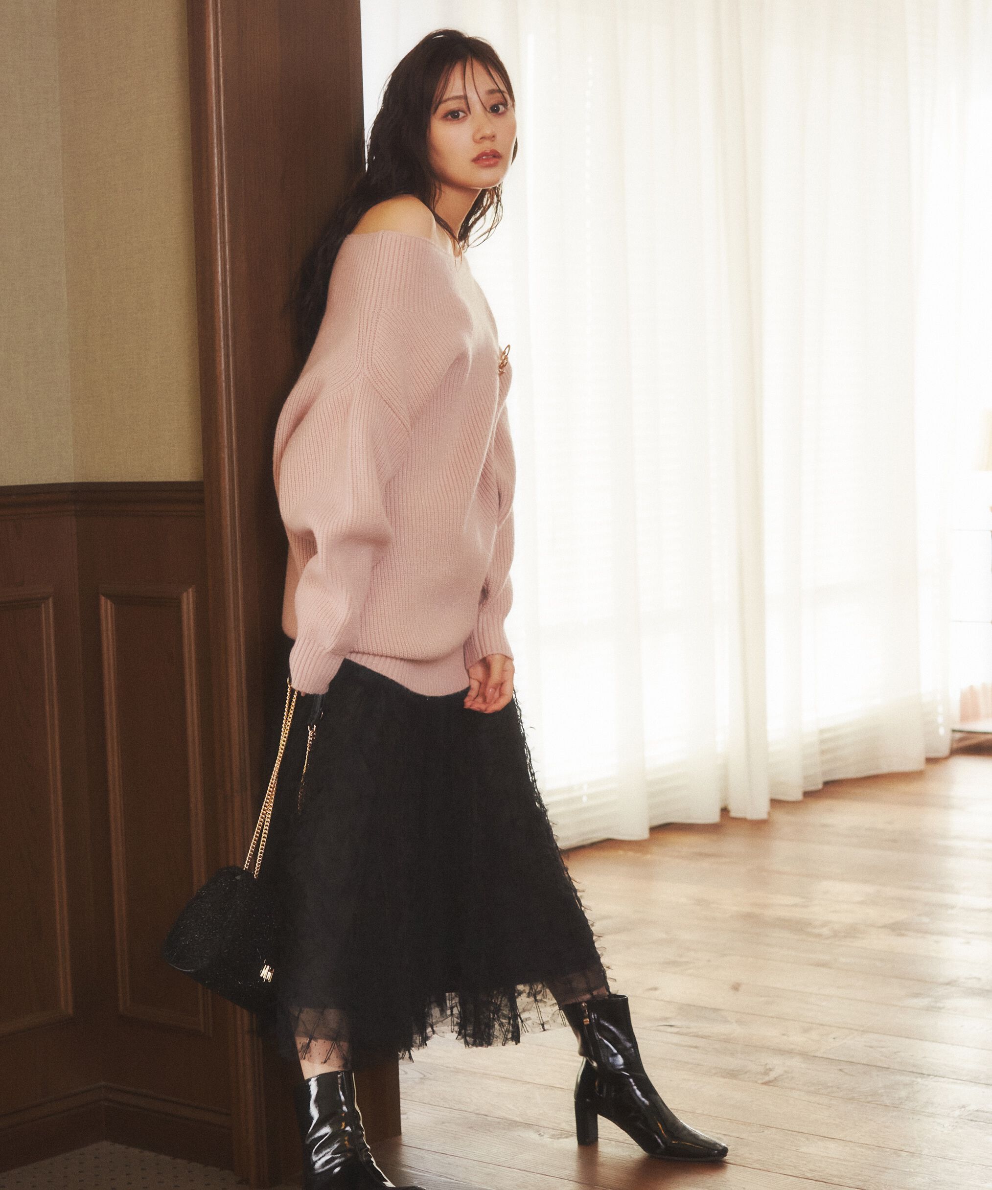 PROPORTION BODY DRESSING「レースアップチュールスカート」|スカート|