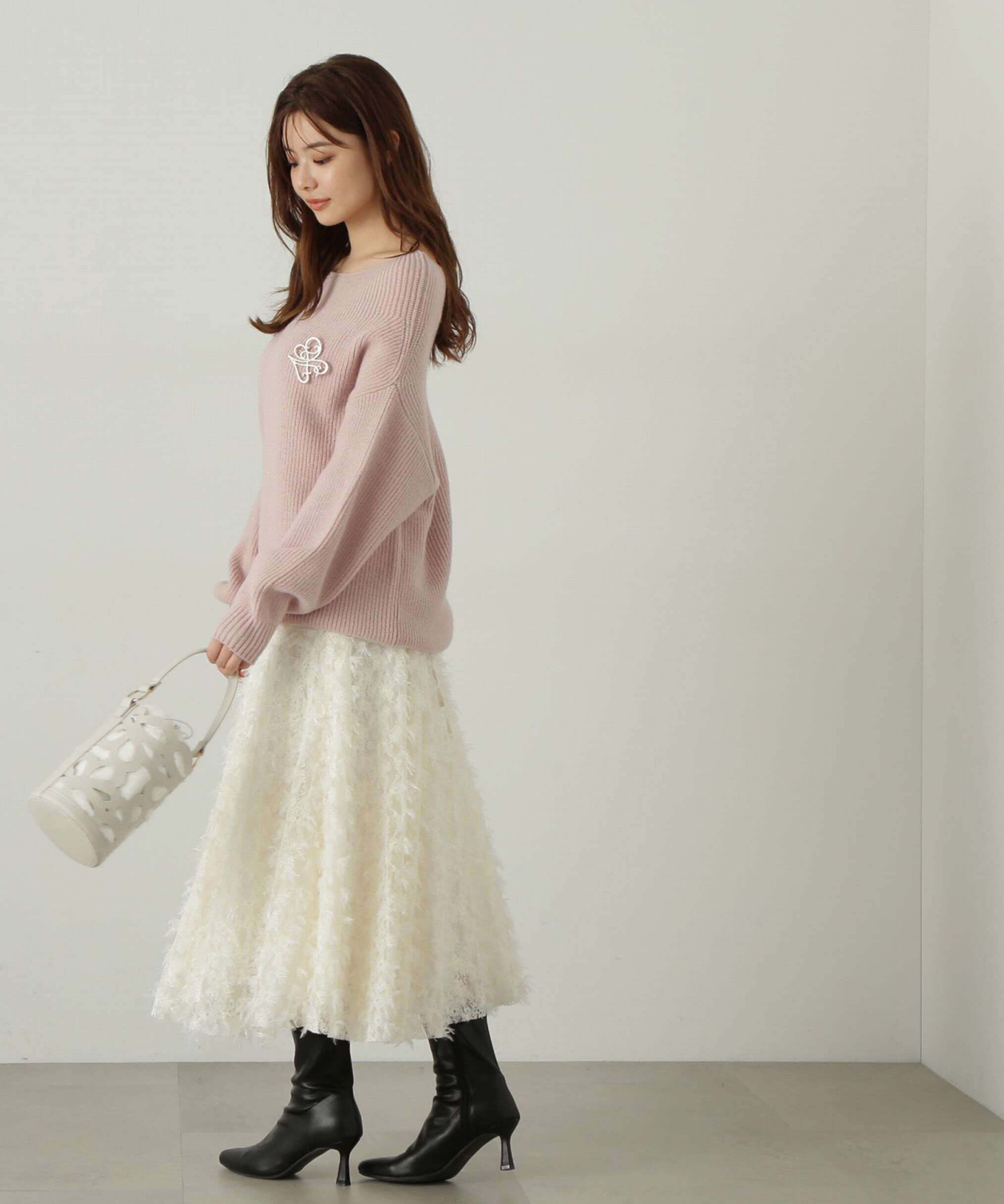 PROPORTION BODY DRESSING「レースアップチュールスカート」|スカート|