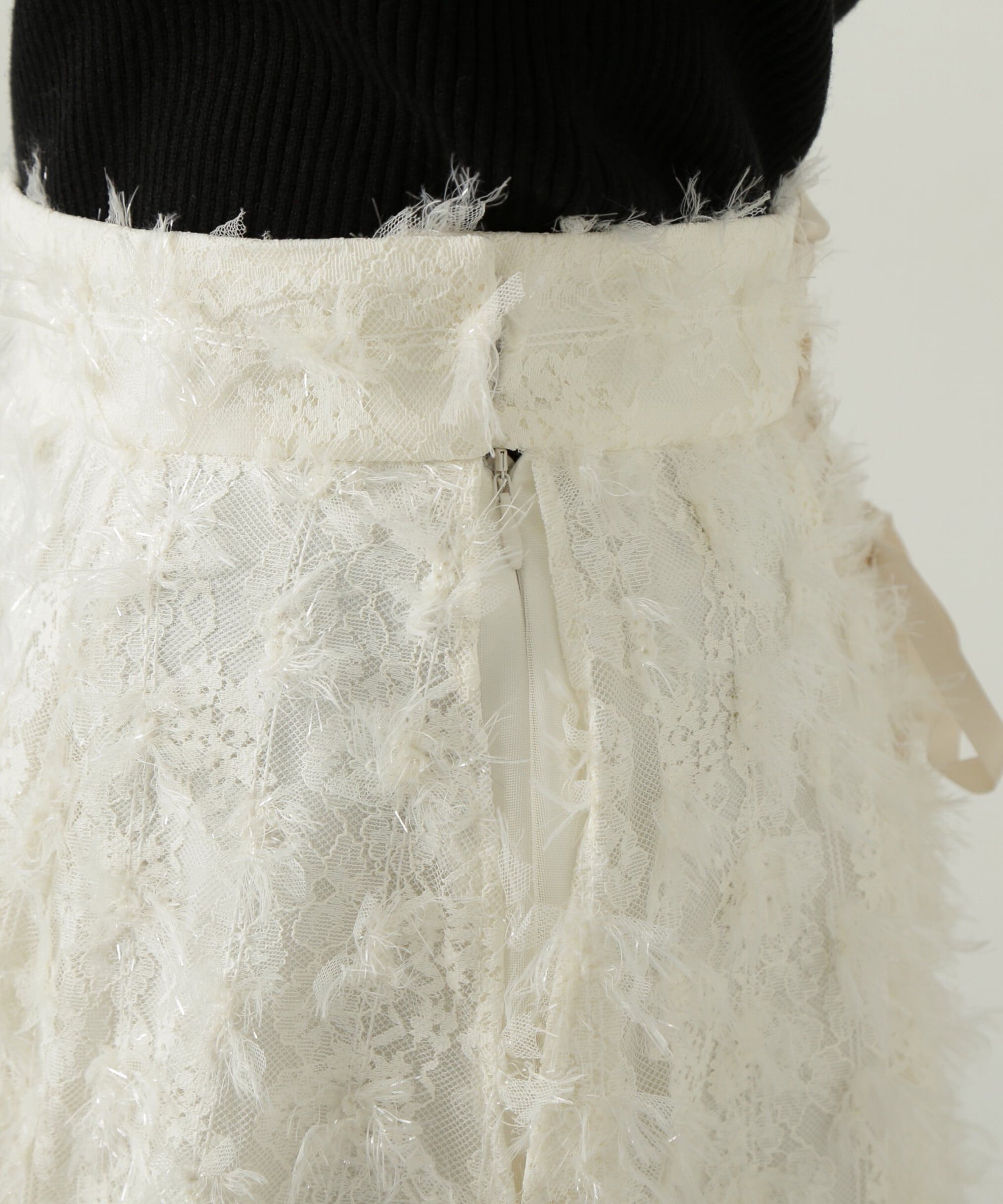 PROPORTION BODY DRESSING「レースアップチュールスカート」|スカート|