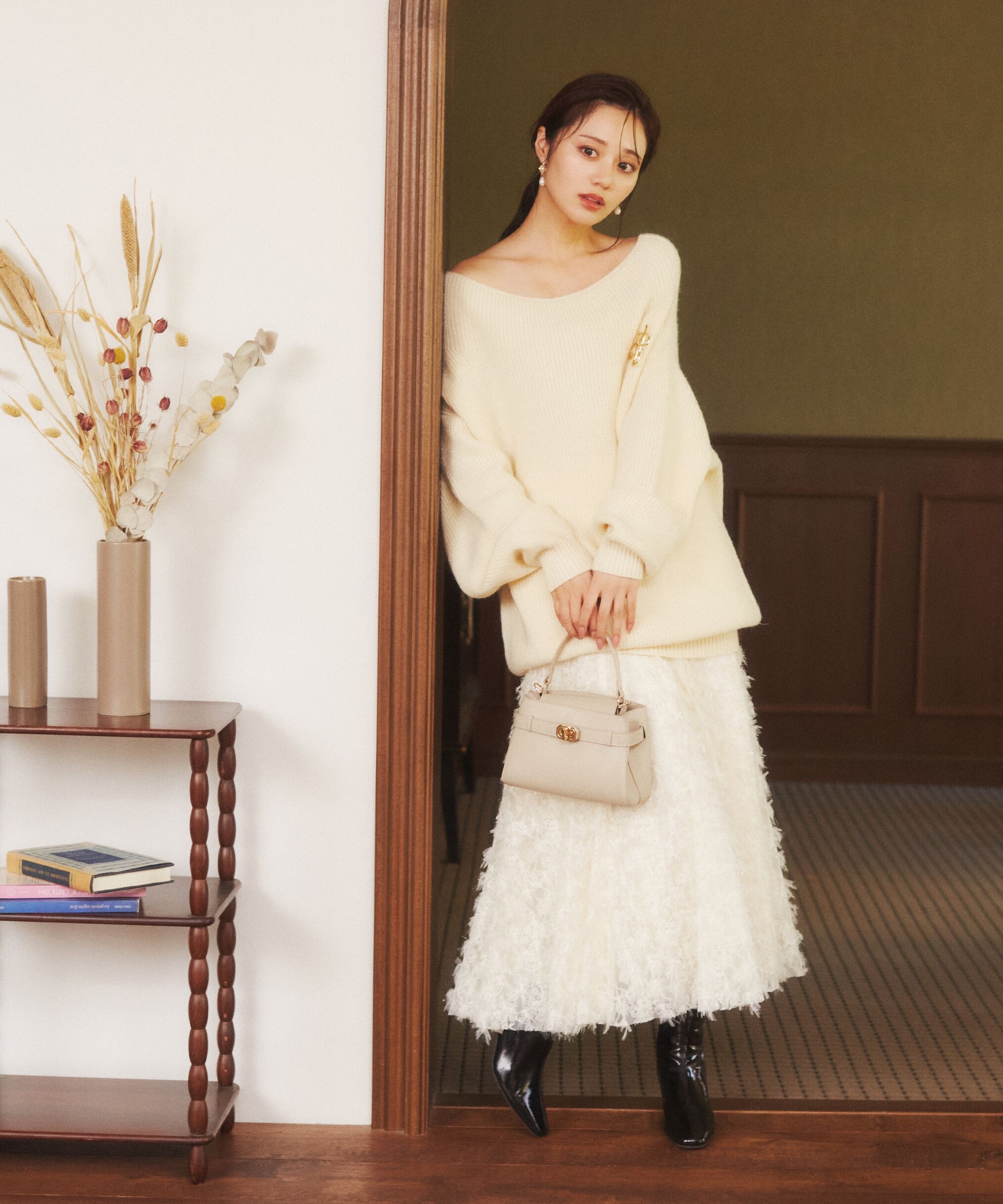 PROPORTION BODY DRESSING「レースアップチュールスカート」|スカート|