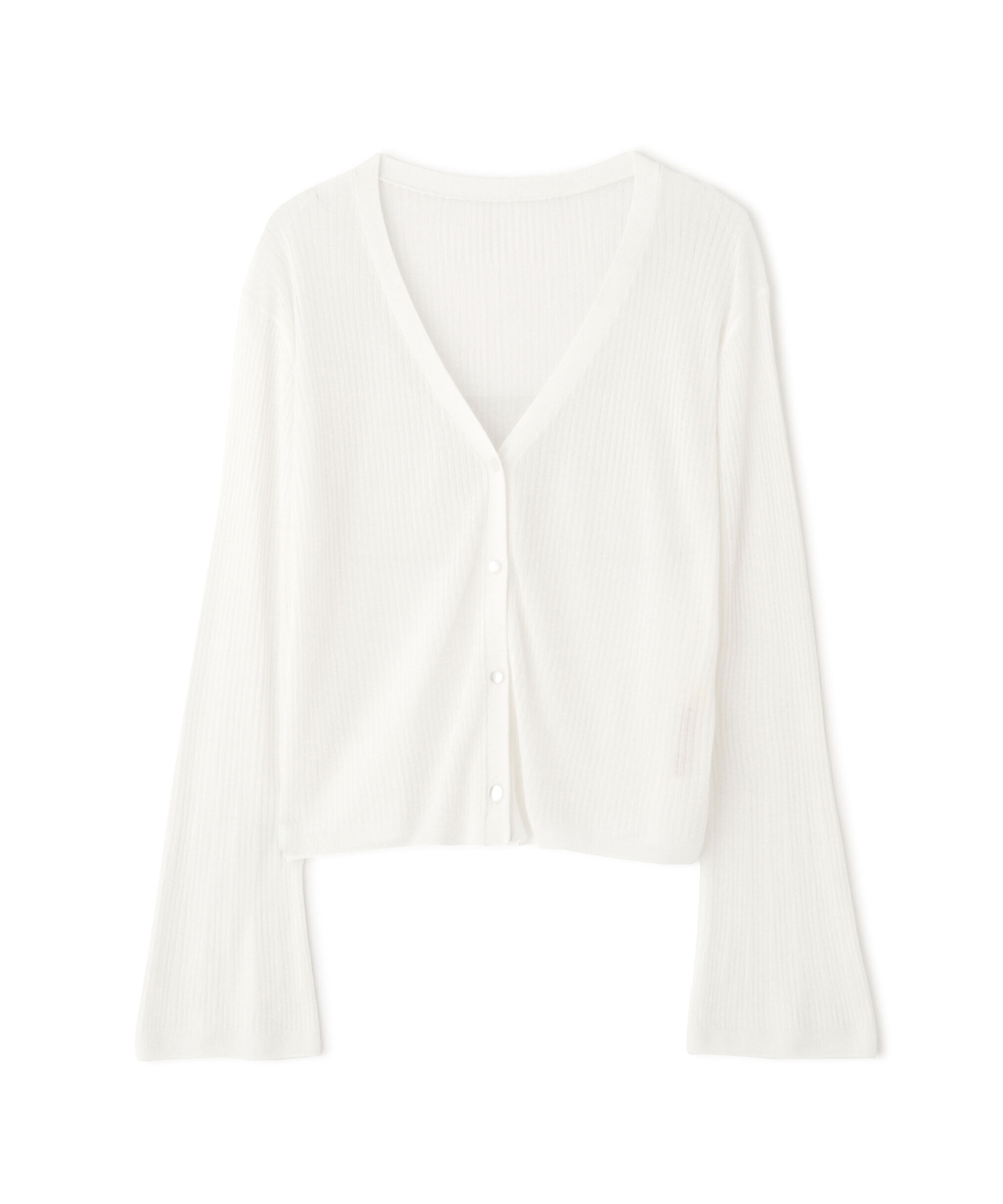 PROPORTION BODY DRESSING「《EDIT COLOGNE》シアーショートカーディガン」|カーディガン|