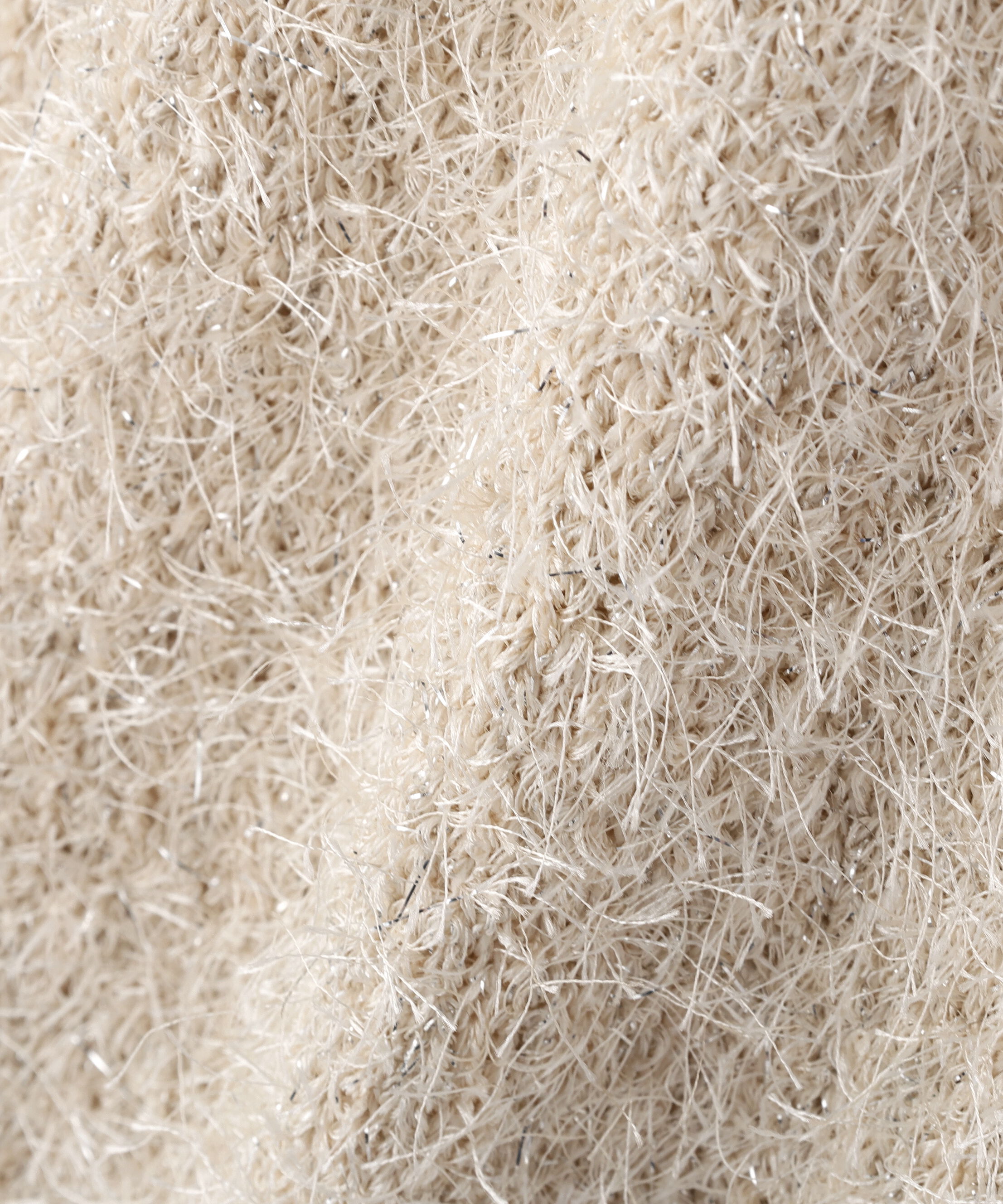 PROPORTION BODY DRESSING「《EDIT COLOGNE》ラメフェザーカーディガン」|カーディガン|