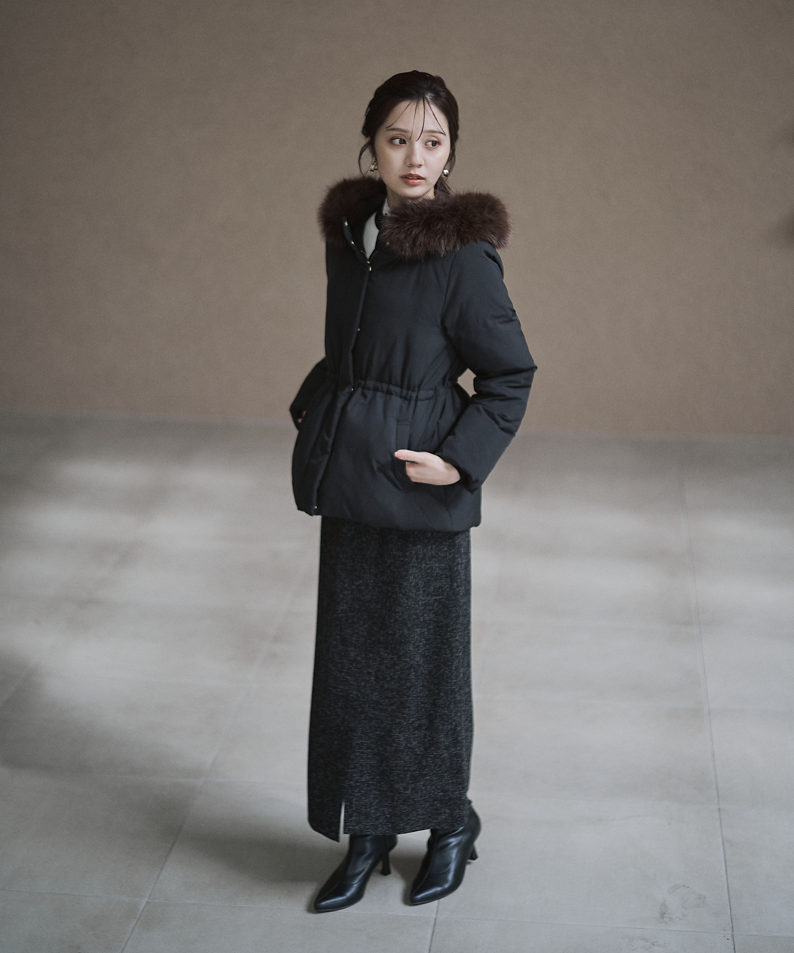 PROPORTION BODY DRESSING「ウエストマークショートダウン 25AW」|ブルゾン・スタジャン|