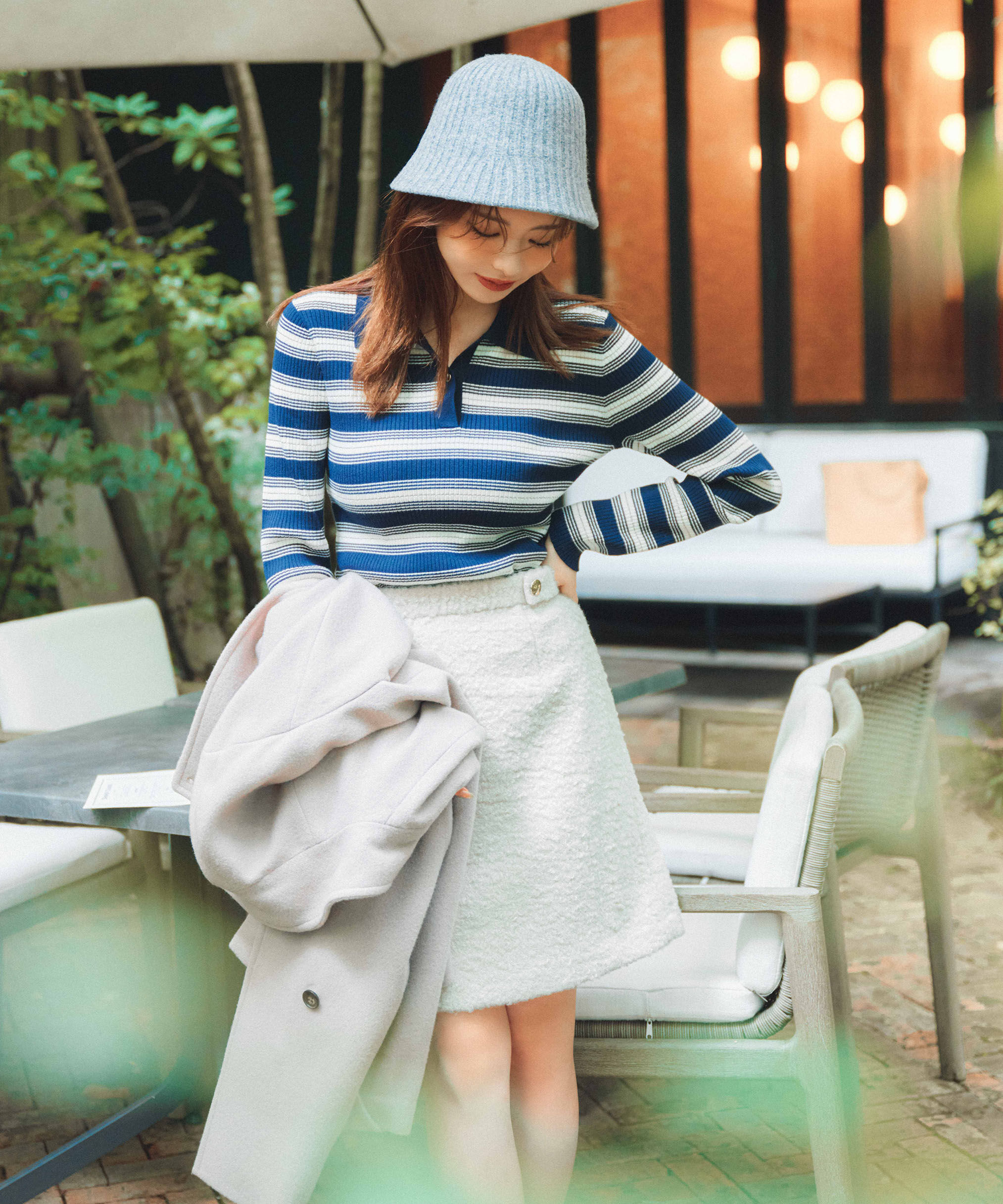 PROPORTION BODY DRESSING「シャギーミニスカート 25AW」|スカート|