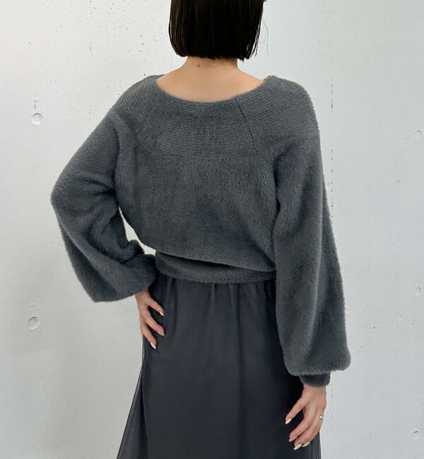 archives「フェザーオフショルニット&times;チュールキャミワンピースＳＥＴ」|ワンピース|