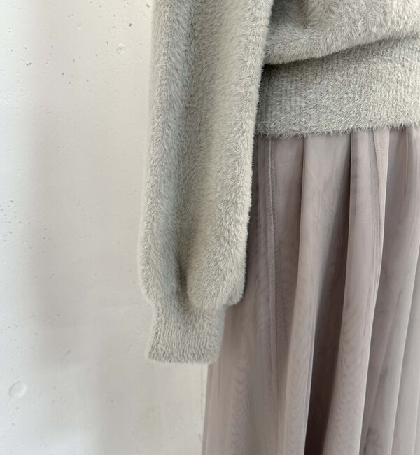 archives「フェザーオフショルニット&times;チュールキャミワンピースＳＥＴ」|ワンピース|