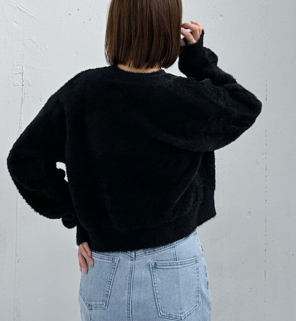 archives「ダブルフェイスフェザーニットアンサンブル」|カーディガン|