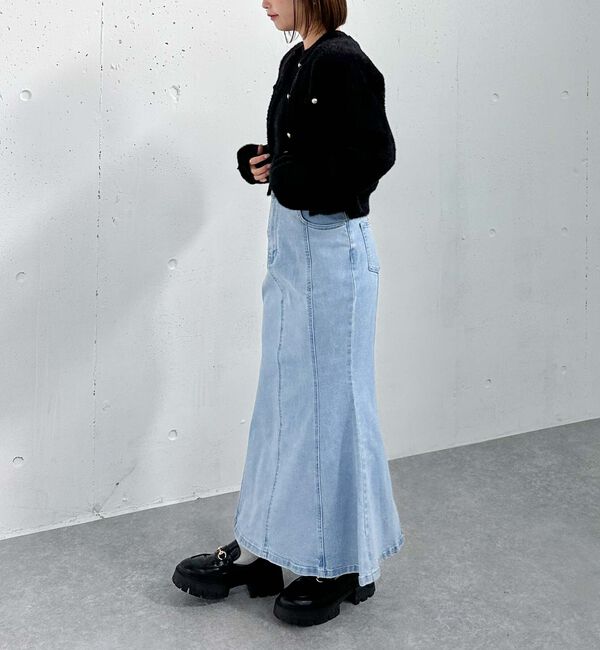 archives「ダブルフェイスフェザーニットアンサンブル」|カーディガン|