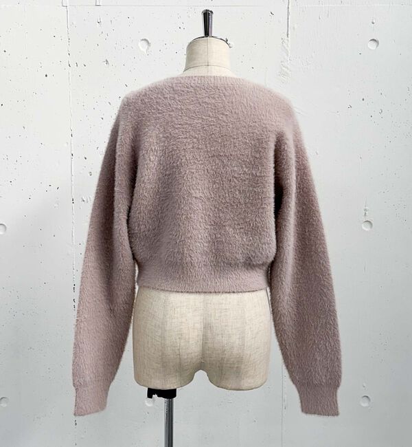 archives「ダブルフェイスフェザーニットアンサンブル」|カーディガン|