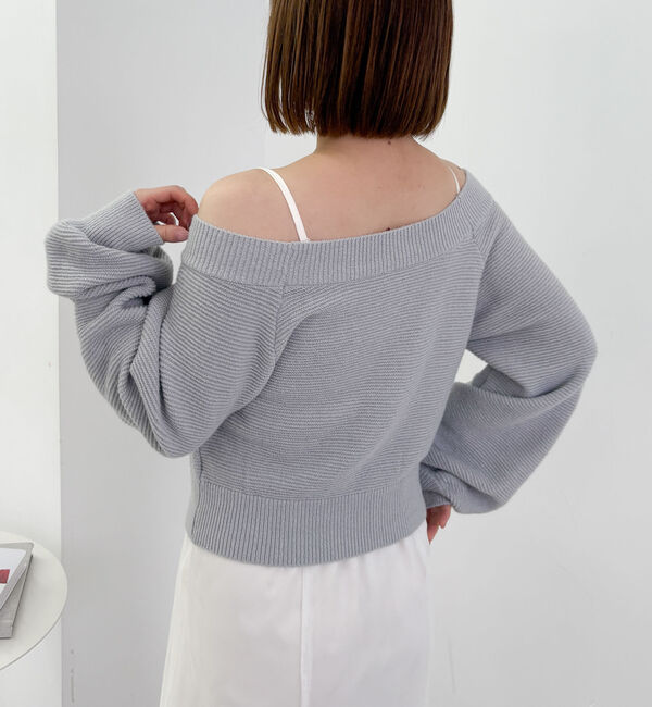 archives「Ｗｚｉｐオフショルニット&times;チュールキャミワンピースＳＥＴ」|ワンピース|