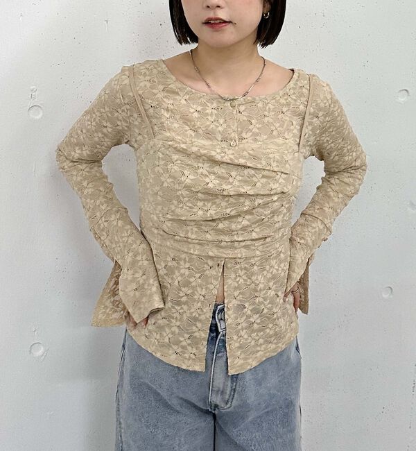 archives「タックビスチェレースアンサンブル」|カーディガン|