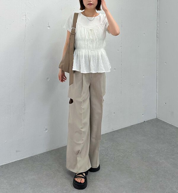 archives「エンボスシャーリングキャミ&times;テレコＴｅｅＳＥＴ」|カーディガン|