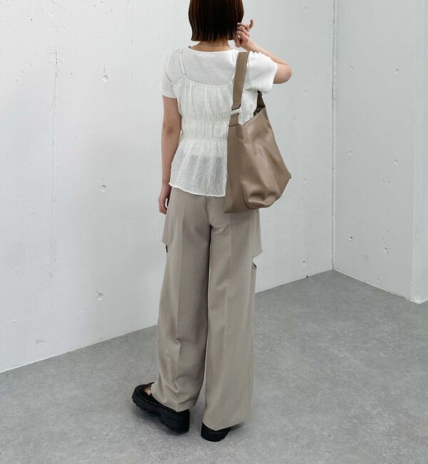 archives「エンボスシャーリングキャミ&times;テレコＴｅｅＳＥＴ」|カーディガン|