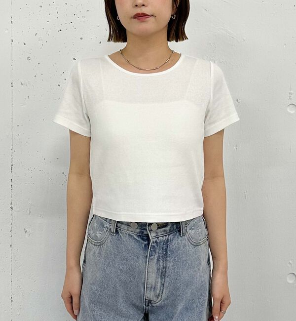 archives「エンボスシャーリングキャミ&times;テレコＴｅｅＳＥＴ」|カーディガン|