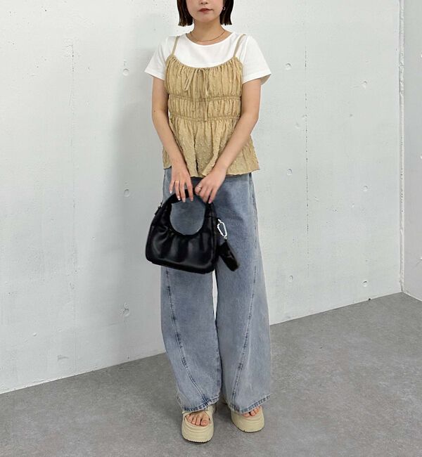 archives「エンボスシャーリングキャミ&times;テレコＴｅｅＳＥＴ」|カーディガン|