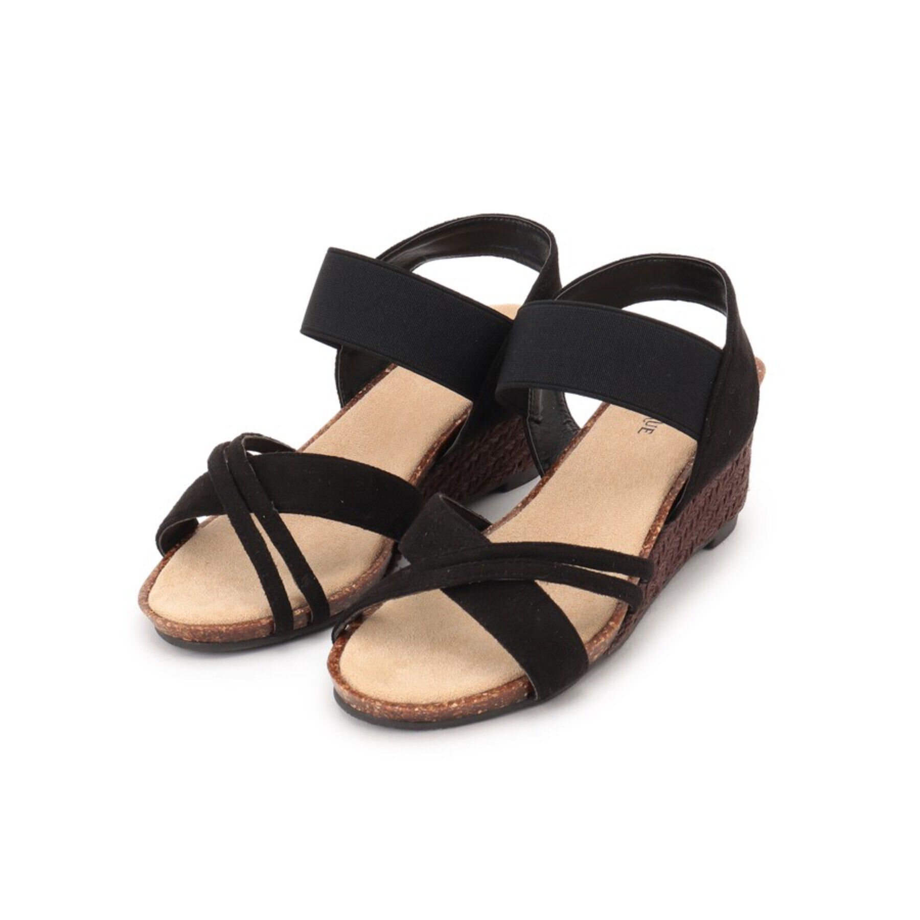 SHOO･LA･RUE「◆【累計31万足/シューダル】片手ではける ラウンドクロスサンダル」|サンダル|