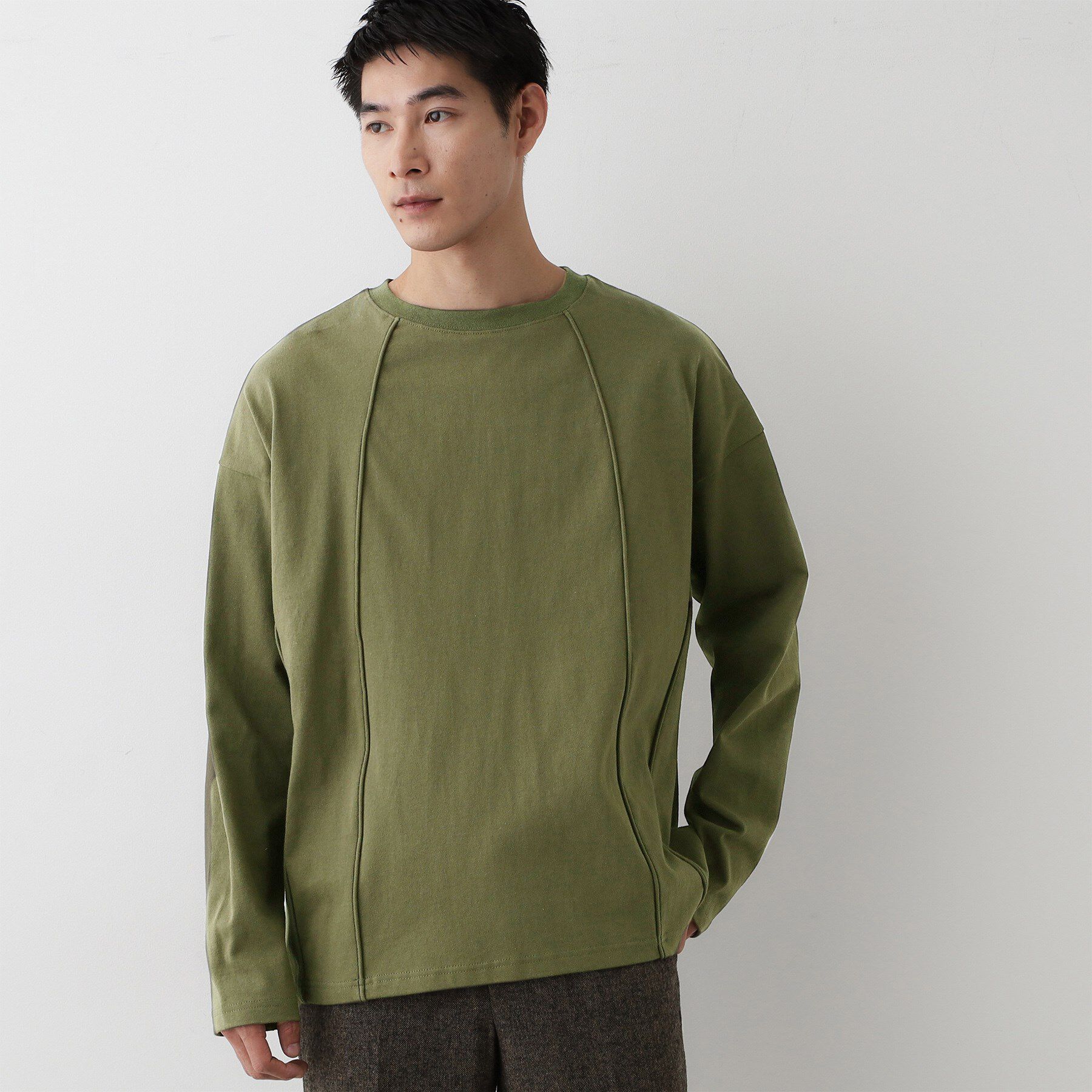 Dessin「ライン切り替えカットソー」|Tシャツ・カットソー|