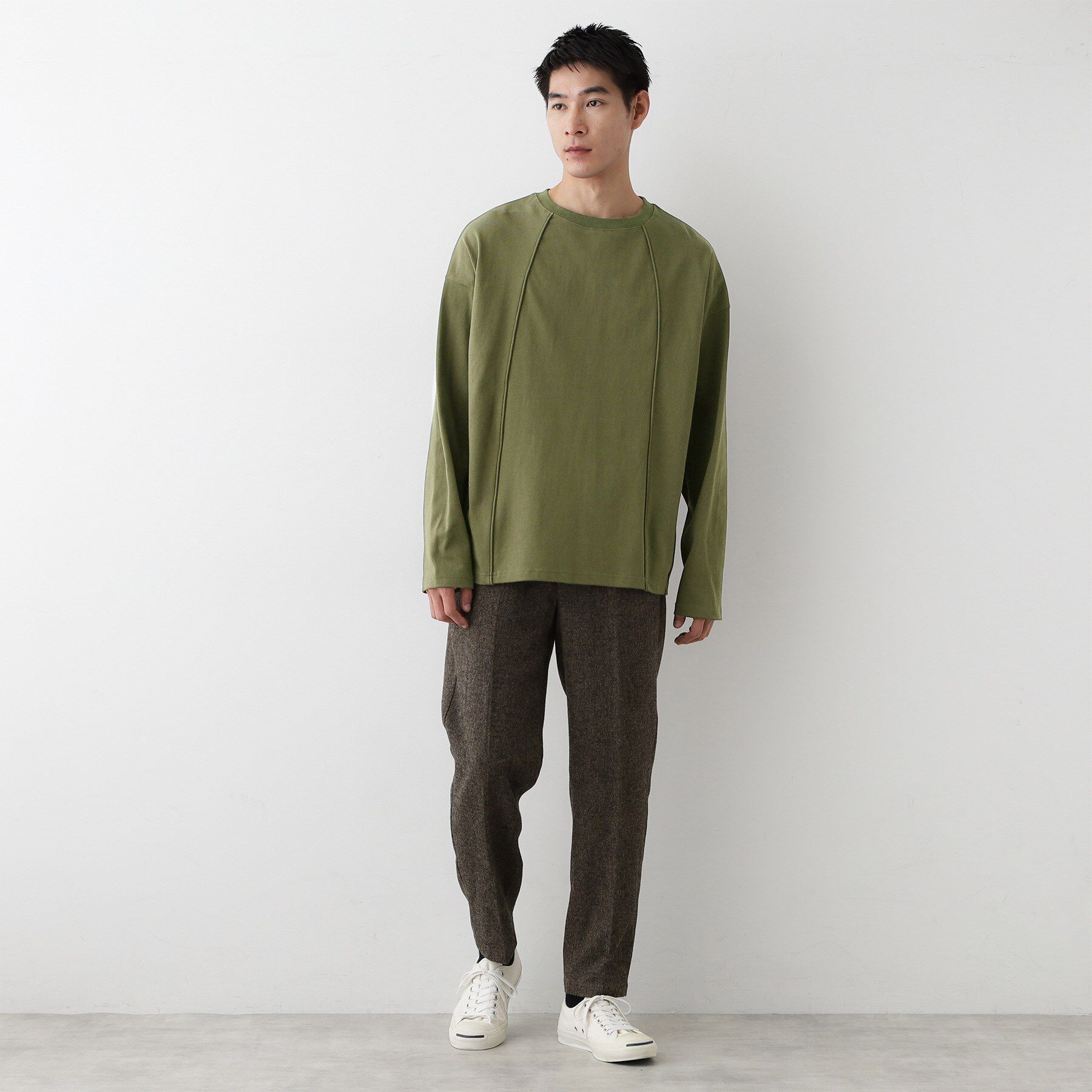 Dessin「ライン切り替えカットソー」|Tシャツ・カットソー|