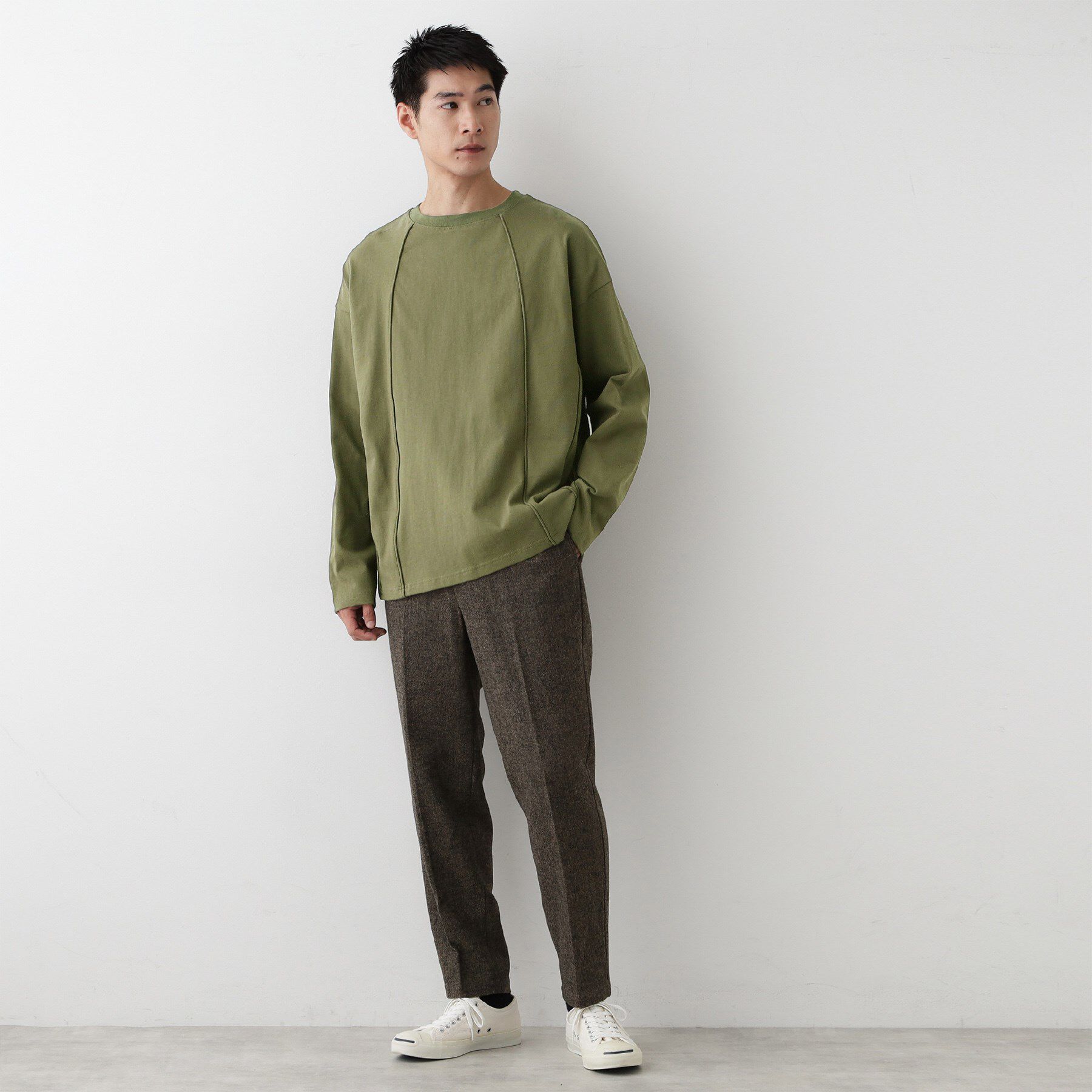 Dessin「ライン切り替えカットソー」|Tシャツ・カットソー|