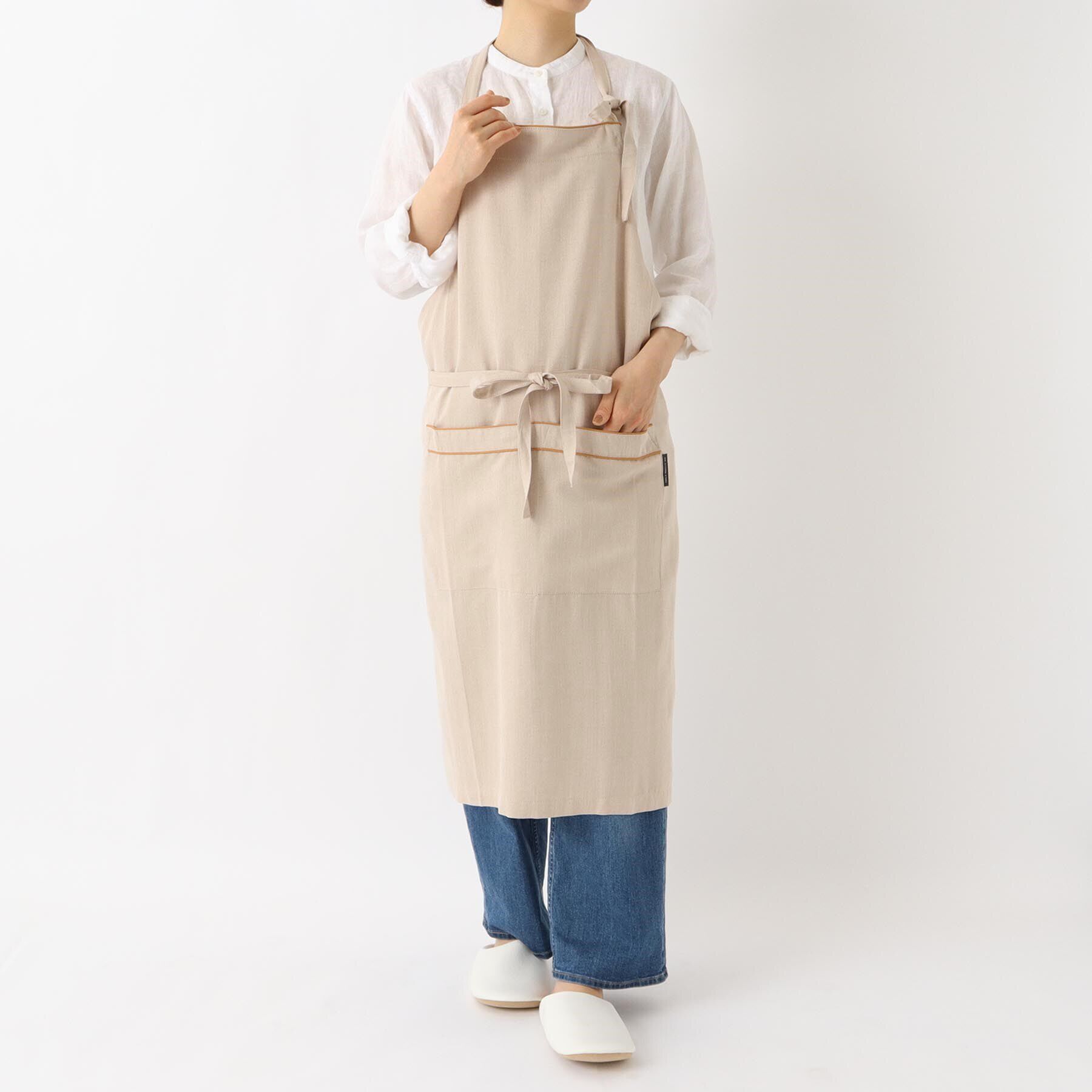 212 KITCHEN STORE「無地ラインエプロン TCO」|食器・キッチングッズ|
