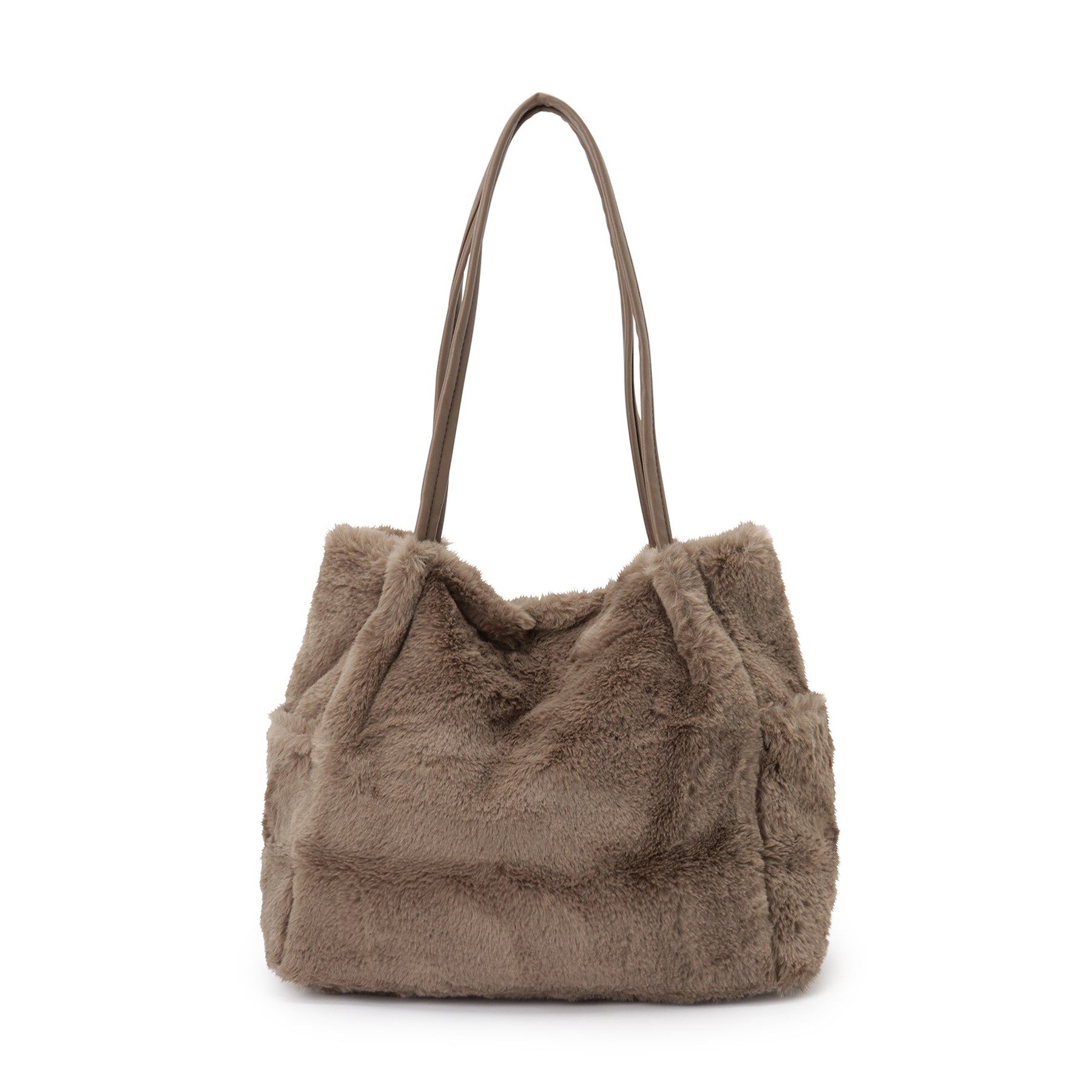 Ober Tashe「ポンポン付きタックトート」|トートバッグ|