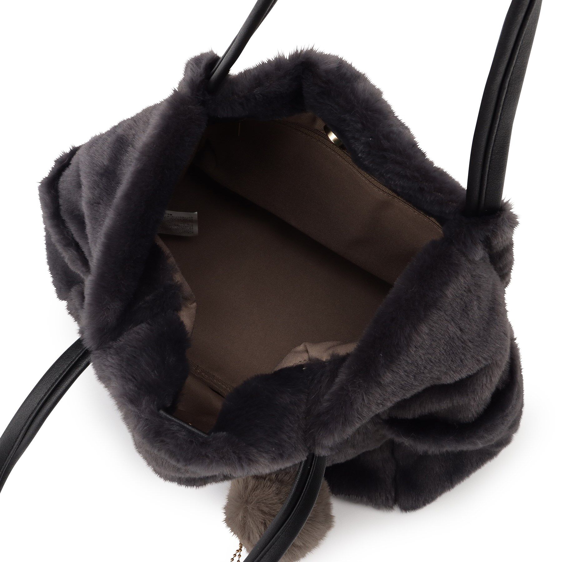 Ober Tashe「ポンポン付きタックトート」|トートバッグ|