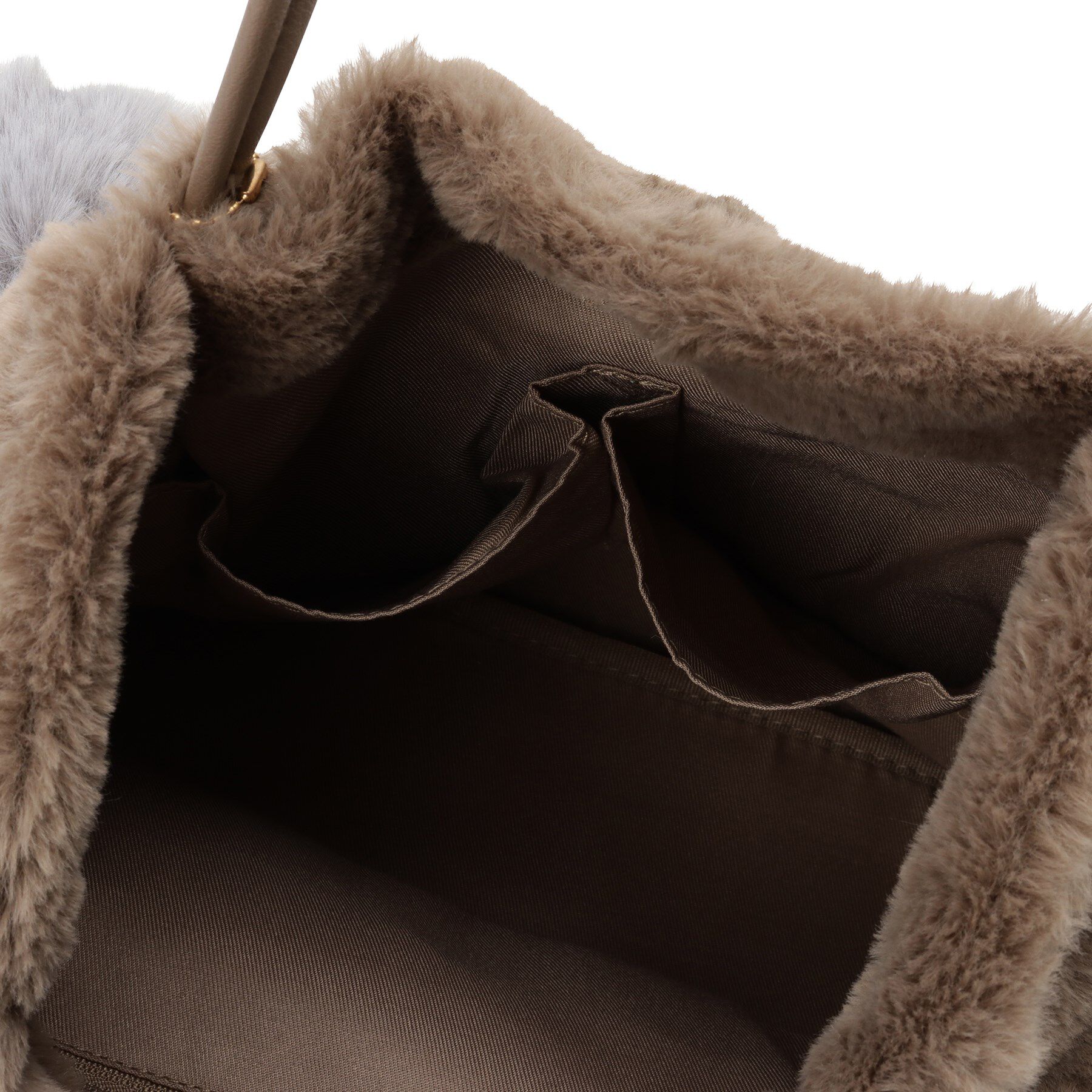 Ober Tashe「ポンポン付きタックトート」|トートバッグ|