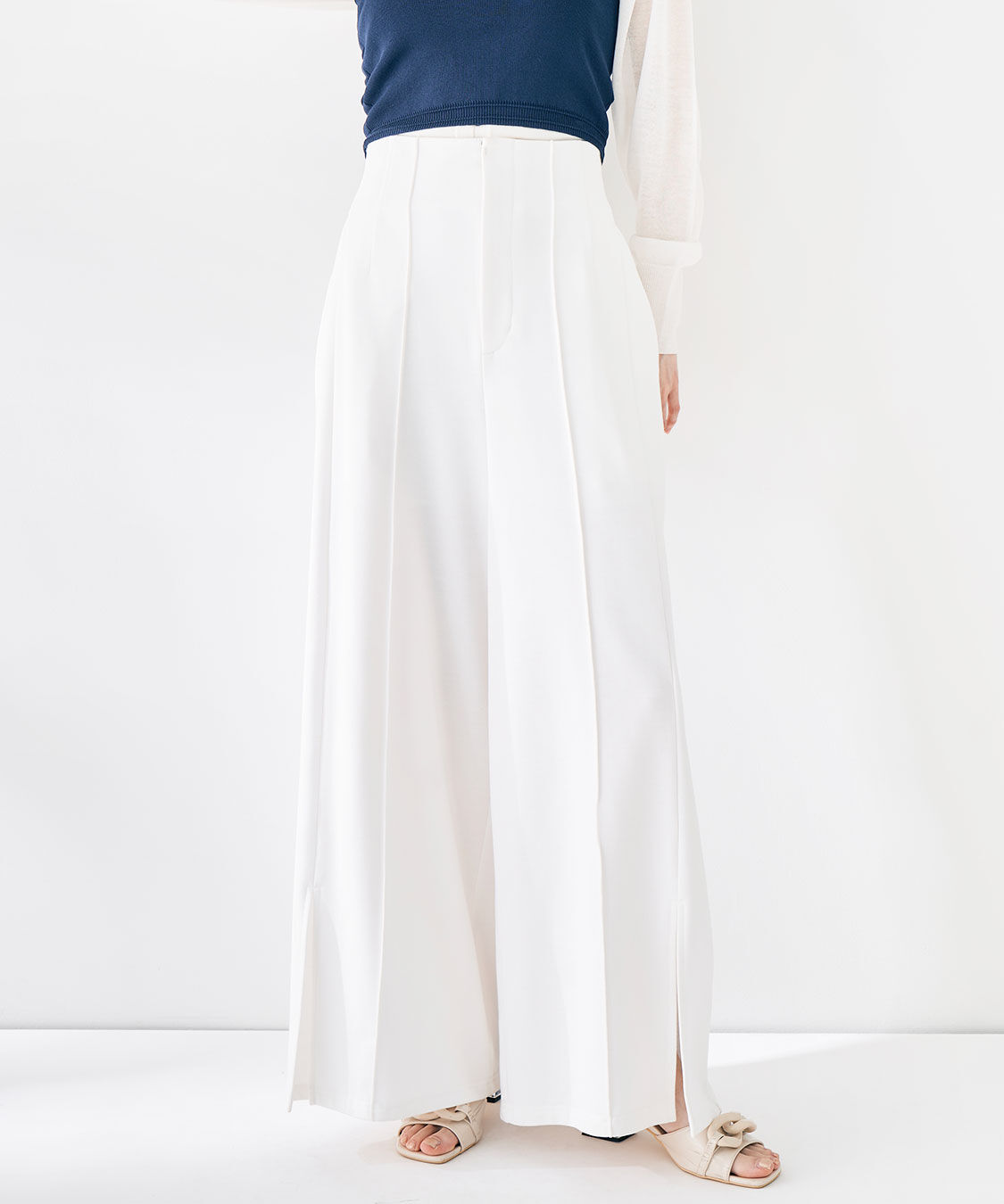 COCO DEAL「ハイウエストスリットカットパンツ」|その他|