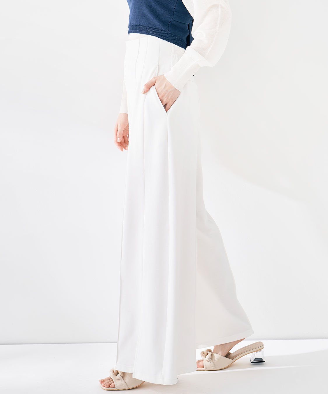 COCO DEAL「ハイウエストスリットカットパンツ」|その他|