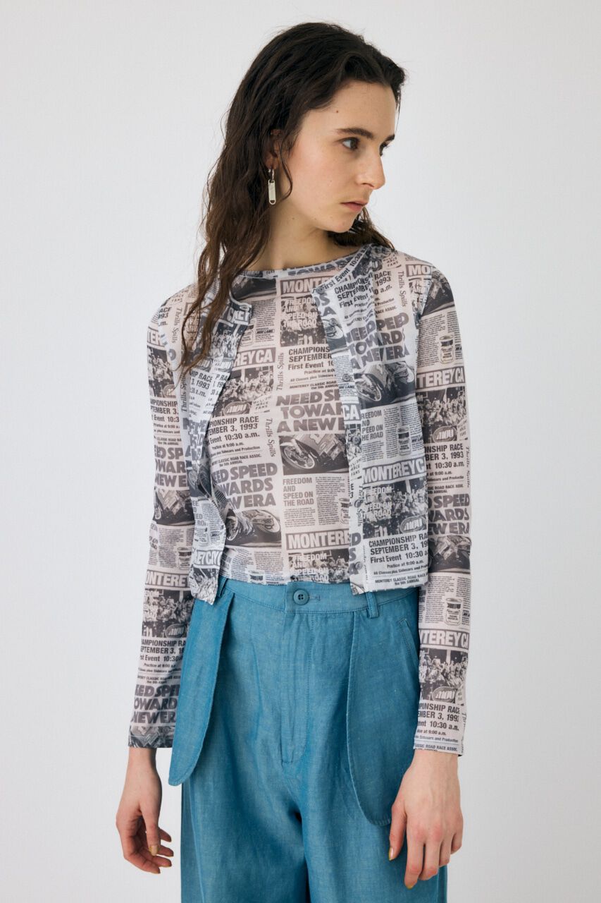 MOUSSY「ARTICLE PATTERN トップスセット」|Tシャツ・カットソー|