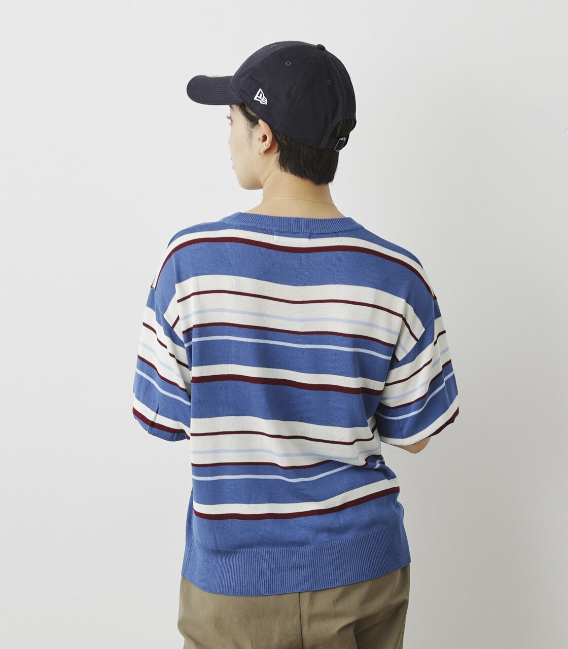 RODEO CROWNS「（WEB限定）マルチボーダーサマーニットトップス」|ニット・セーター|