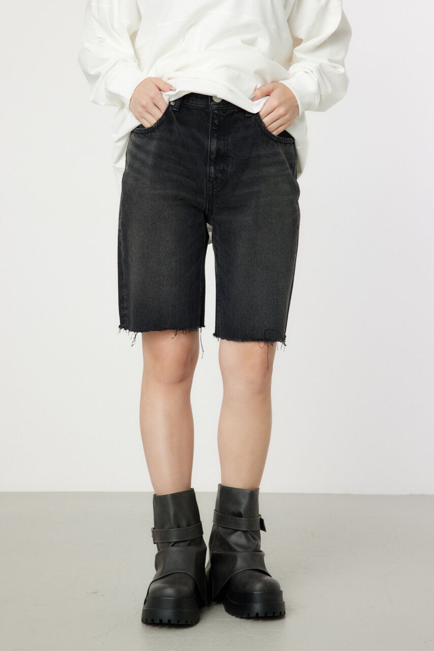 RODEO CROWNS「デニムハーフパンツ」|デニム|BLK