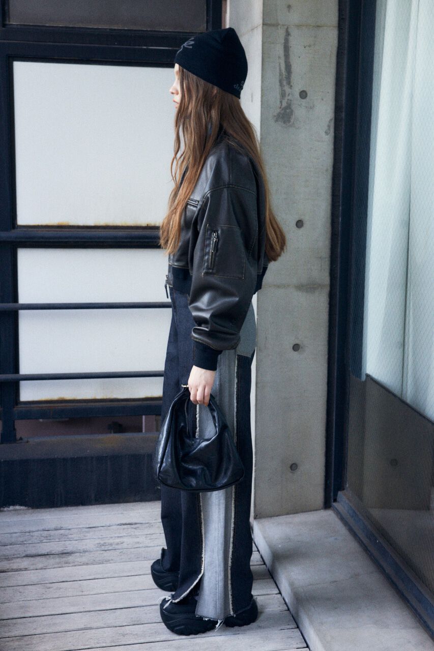 SLY「L／W INSIDE OUT WIDE STRAIGHT-E」|デニム|