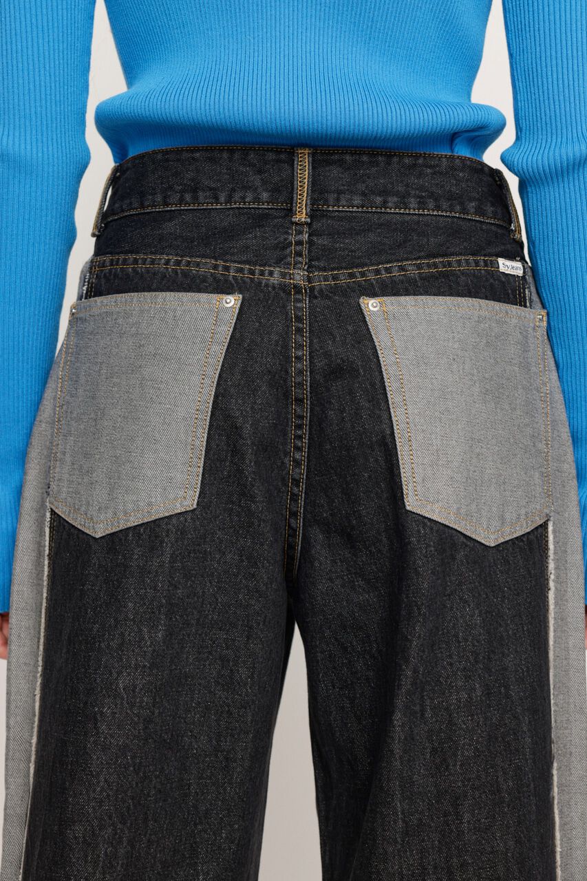 SLY「L／W INSIDE OUT WIDE STRAIGHT-E」|デニム|