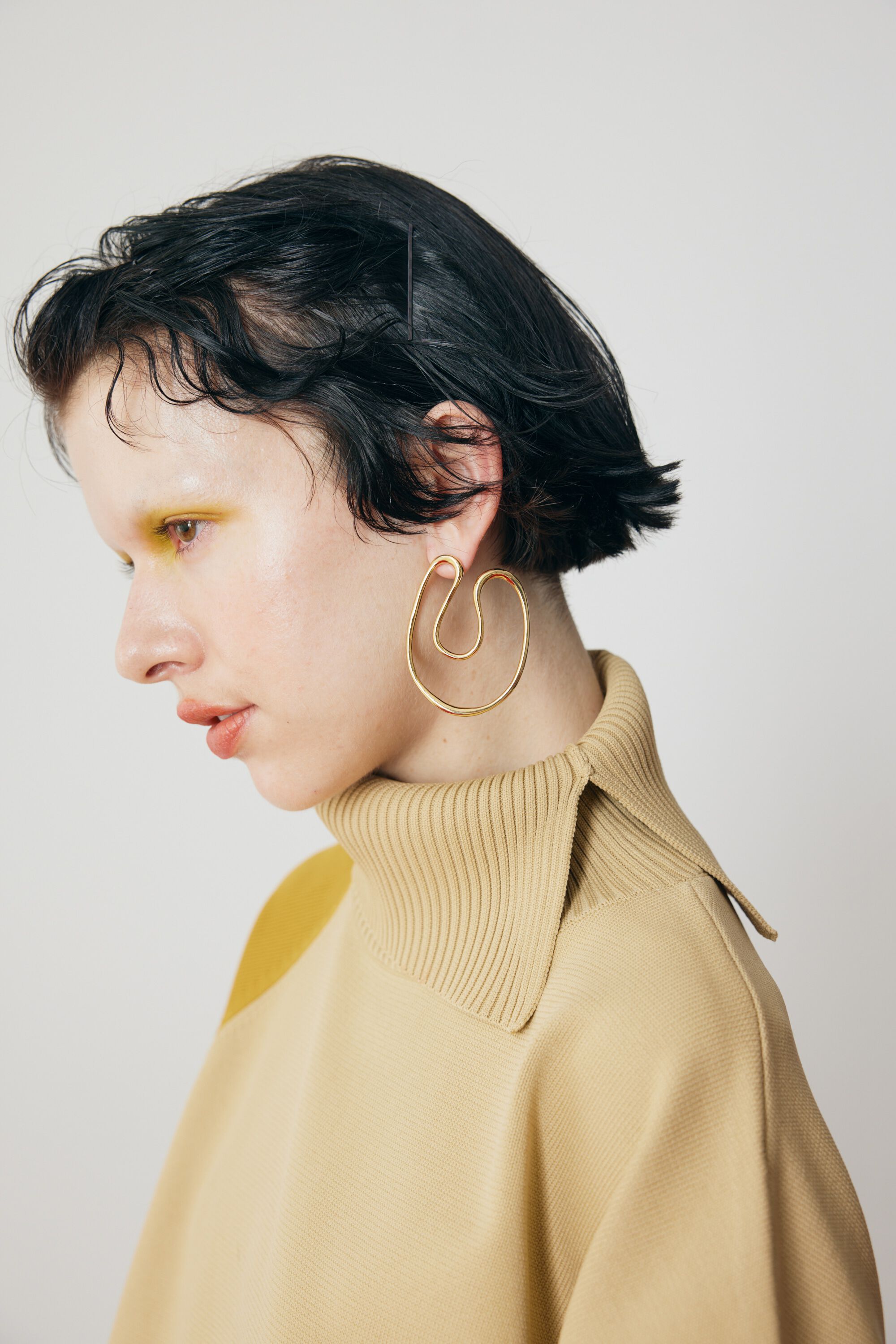 HeRIN.CYE「U pierce」|ピアス|GLD