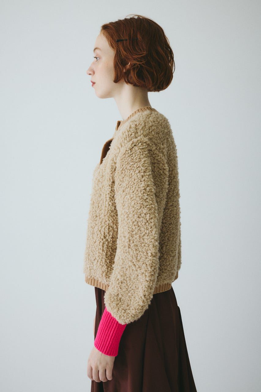 HeRIN.CYE「Loop yarn knit cardigan」|カーディガン|