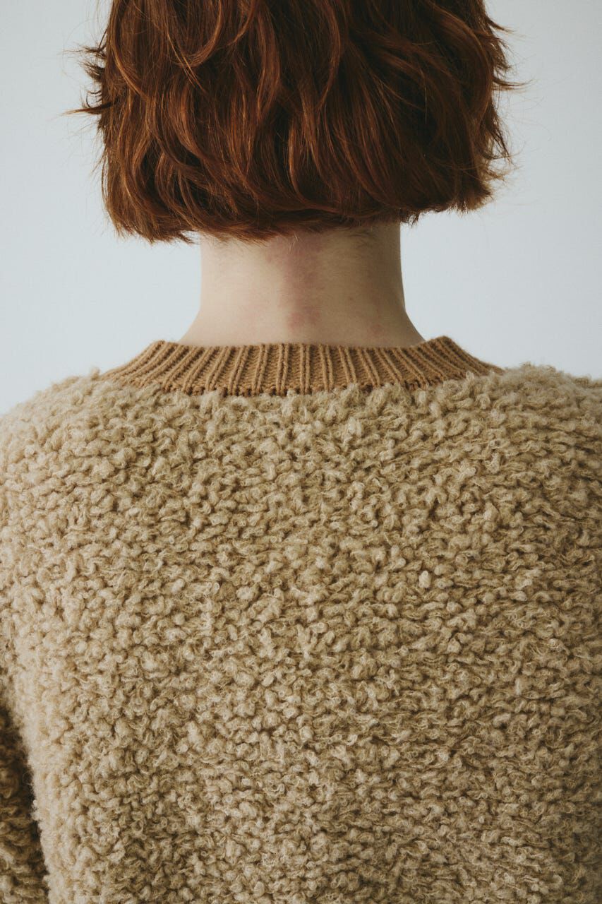 HeRIN.CYE「Loop yarn knit cardigan」|カーディガン|