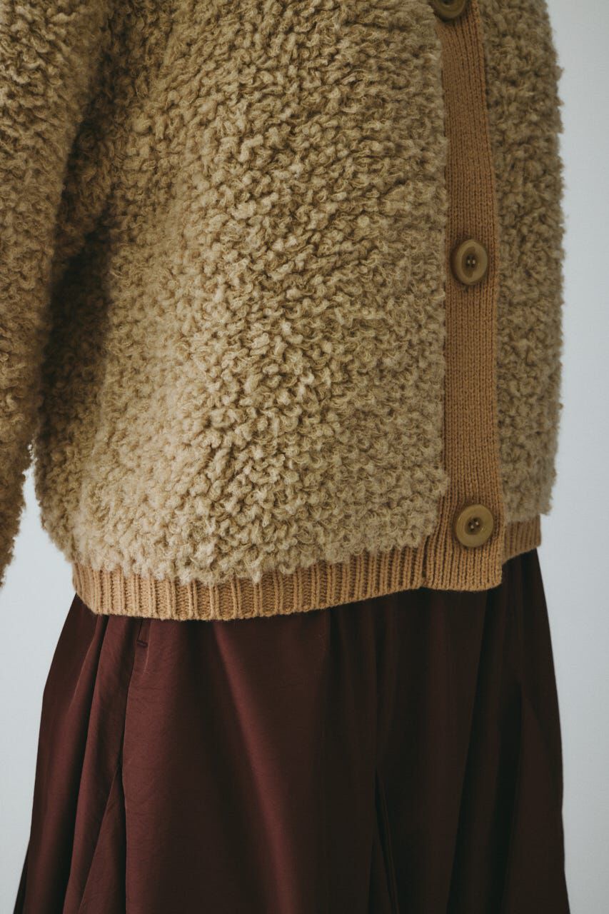 HeRIN.CYE「Loop yarn knit cardigan」|カーディガン|