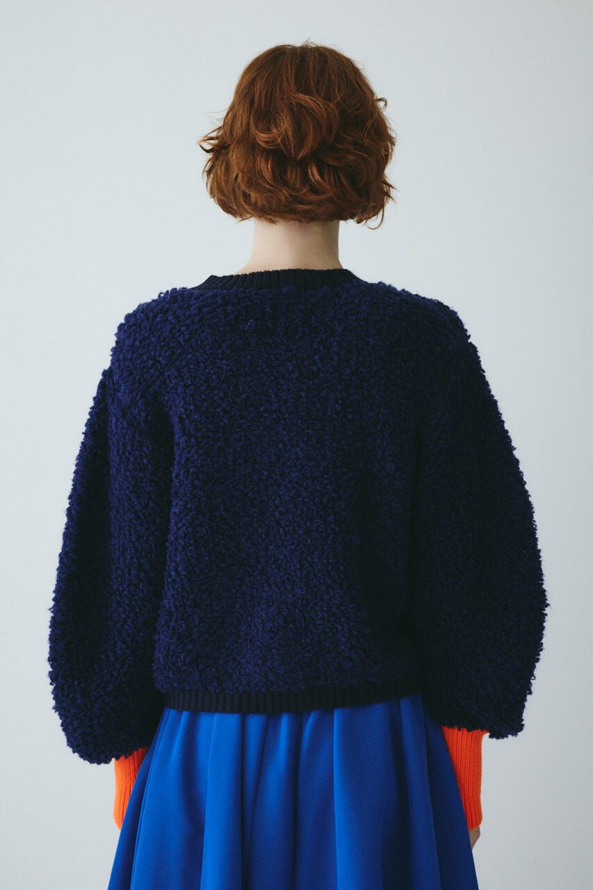 HeRIN.CYE「Loop yarn knit cardigan」|カーディガン|