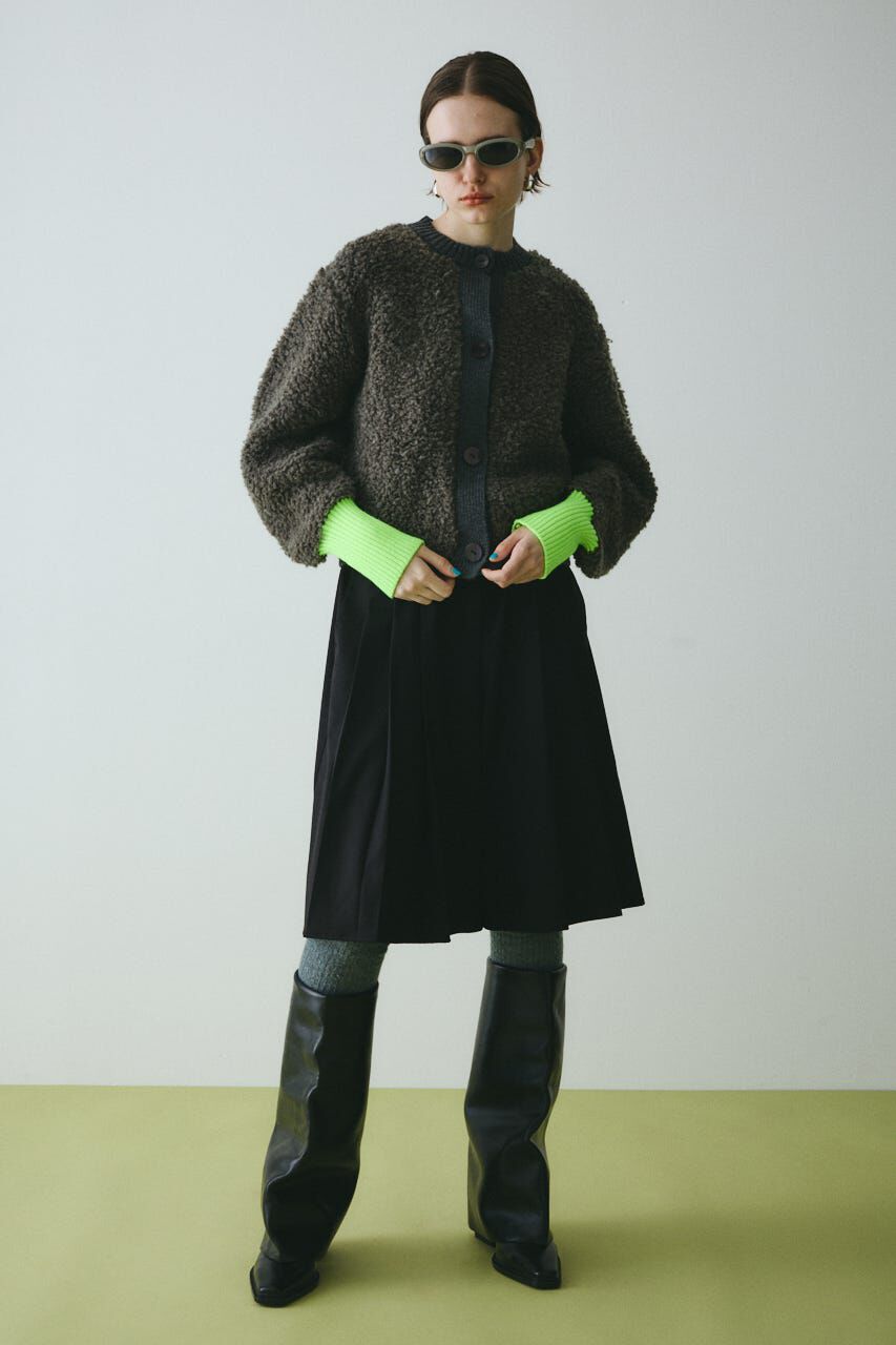 HeRIN.CYE「Loop yarn knit cardigan」|カーディガン|