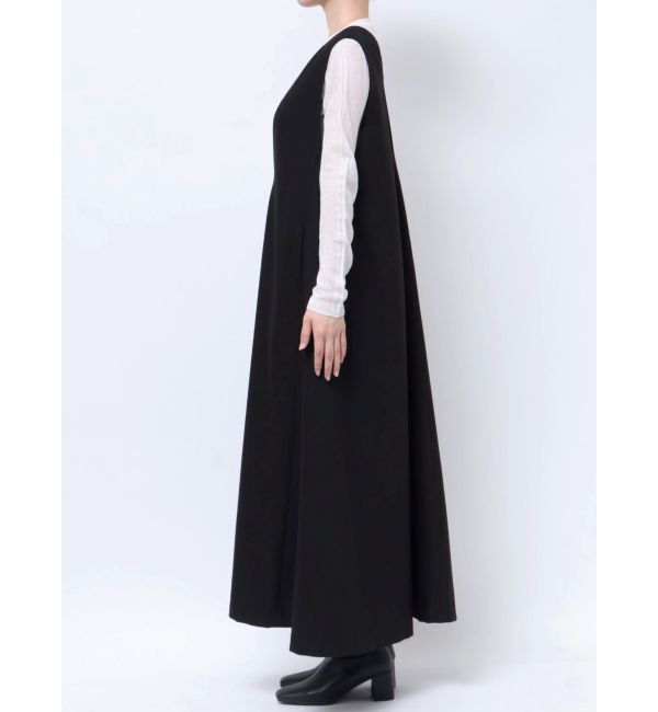 ELENDEEK「DEEP V NECK A-LINE OP」|ジャンパースカート|