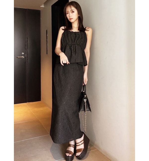 RESEXXY「ジャガードタイトスカート【セットアップ着用可能】」|スカート|