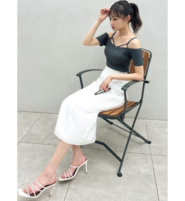 RESEXXY「ジャガードタイトスカート【セットアップ着用可能】」|スカート|