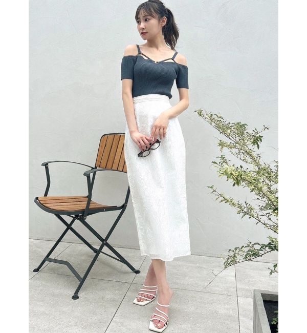 RESEXXY「ジャガードタイトスカート【セットアップ着用可能】」|スカート|