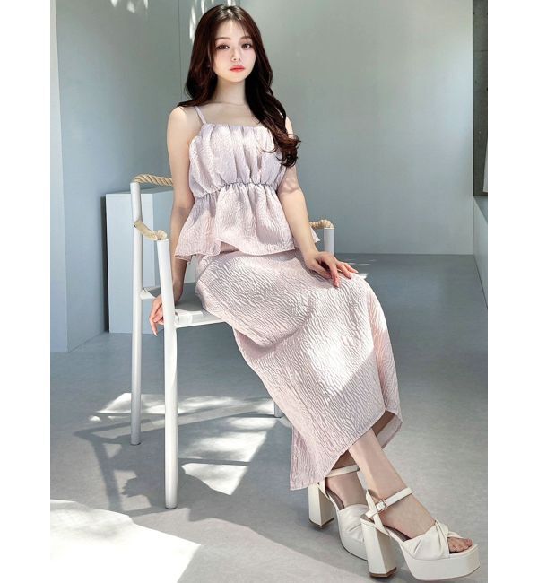 RESEXXY「ジャガードタイトスカート【セットアップ着用可能】」|スカート|