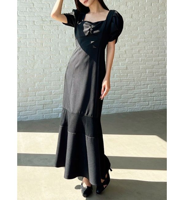 RESEXXY「チュールポイントマーメイドワンピース」|ワンピース|ブラック