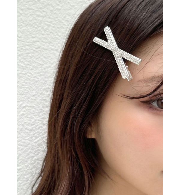 RESEXXY「シャイニークロスヘアピン」|その他|シルバー