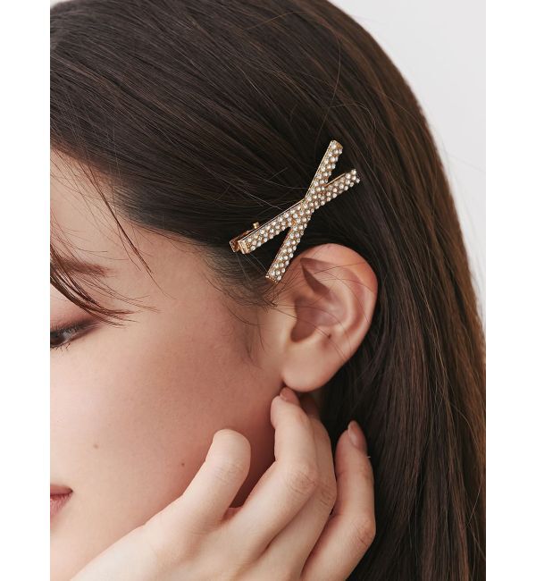 RESEXXY「シャイニークロスヘアピン」|その他|ゴールド