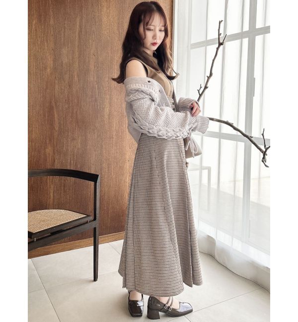 dazzlin「ローゲージケーブルショートカーディガン」|カーディガン|